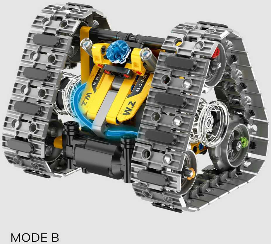 IM MASTER iM.Master RC Robot geltoni 4 viename kaladėlės, 560 detalių