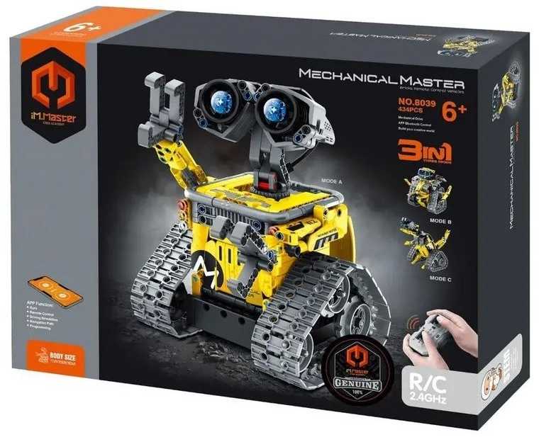 IM MASTER Žaidimų aikštelė IM.MASTER RC robo-dino3w1 kaladėlės 430 detalių 8039 40592