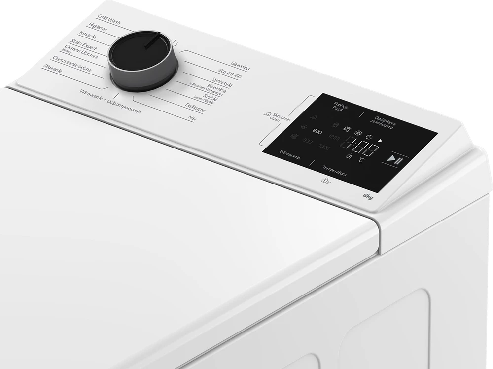 BEKO ETB622ECWPL 6kg top-loading washing machine