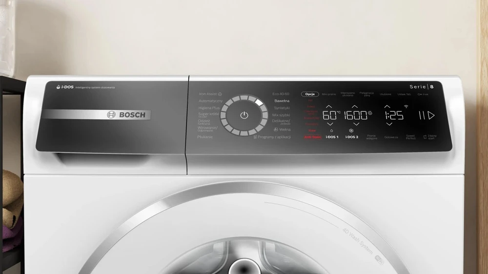 Bosch Serie 8 WGB256A9NL washing machine Front-load 10 kg 1600 RPM Baltas