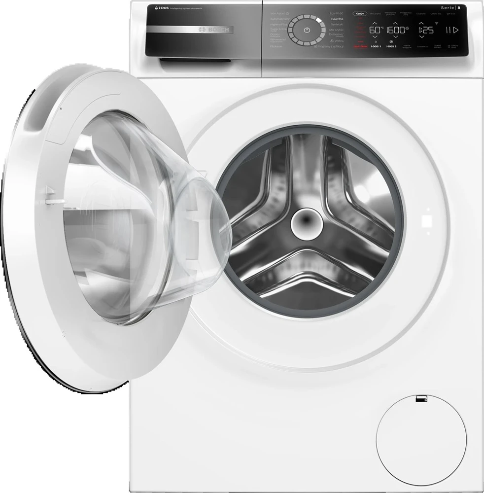 Bosch Serie 8 WGB256A9NL washing machine Front-load 10 kg 1600 RPM Baltas