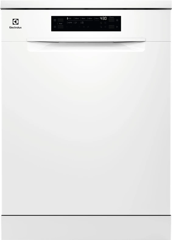 60 cm pločio laisvai pastatoma baltos spalvos indaplovė Electrolux E62SD200SW