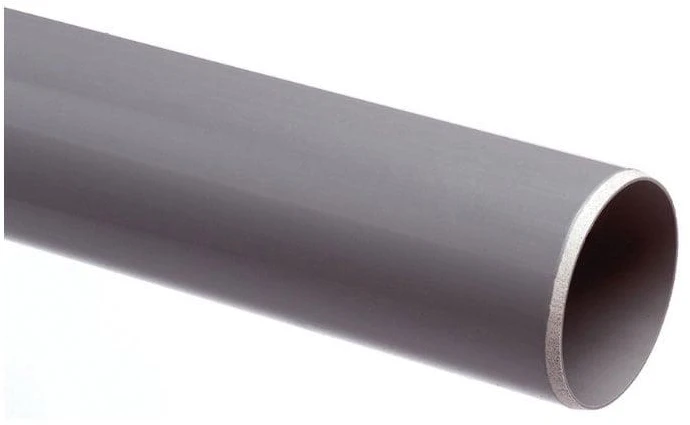 Vidaus kanalizacijos PVC vamzdis Wavin, Ø 110 mm, 0,5 m