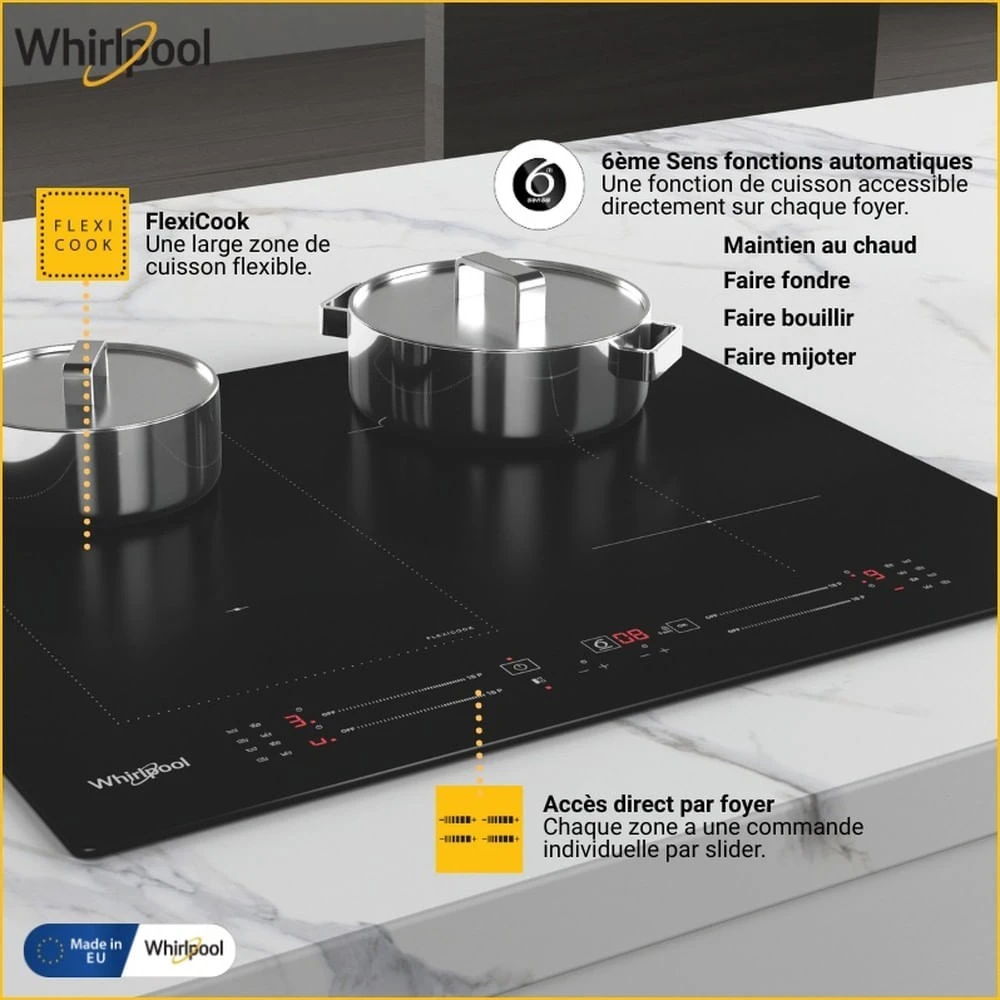 Indukcinė kaitlentė Whirlpool WL S7960 NE