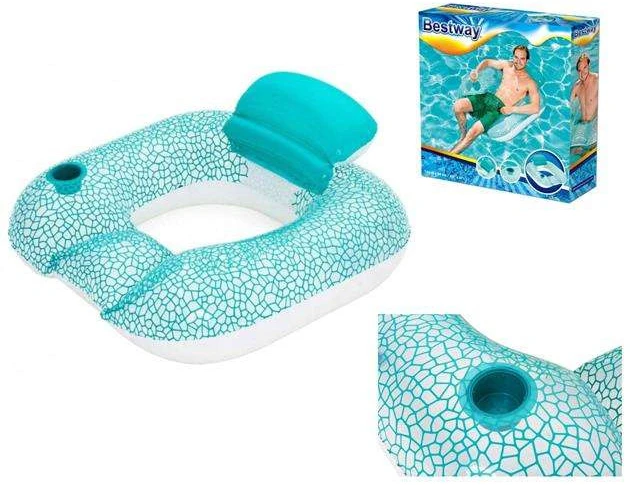BESTWAY 43097 pripučiamas fotelis su atlošu