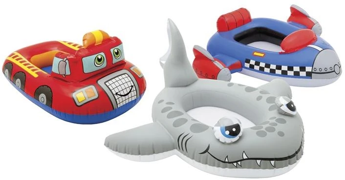 Pripučiamas žaislas INTEX Pool Cruiser, įvairių dizainų, įvairių dydžių