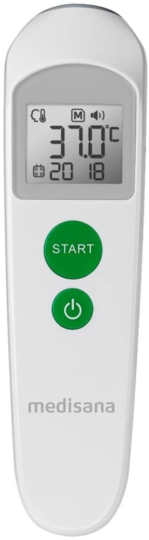 Medisana TM 760 Remote sensing thermometer Baltas Forehead Mygtukai