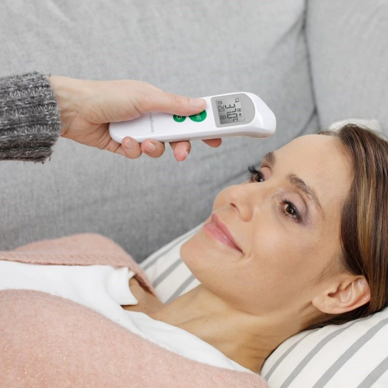 Medisana TM 760 Remote sensing thermometer Baltas Forehead Mygtukai