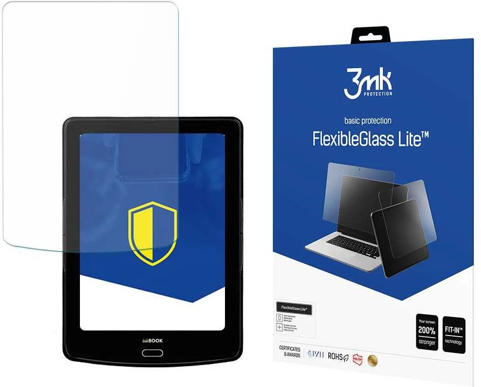 3Mk apsauga „InkBook Prime HD“ – iki 8.3" 3mk „FlexibleGlass Lite“