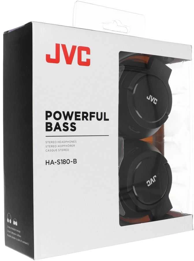 JVC HA-S180-B-E Ausinės Su lankeliu Juoda