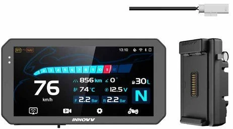 INNOVV N3 Quick-Release Smart Ekranas for BMW – a universal motorcycle display with quick-release mounting, support for BMW Wonder Wheel, native vehicle data (CAN), CarPlay, Android Auto and TPMS