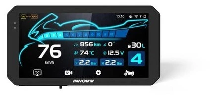 INNOVV N3 Quick-Release Smart Ekranas Universal: a universal motorcycle display with quick-release mounting, CarPlay, cameras and TPMS