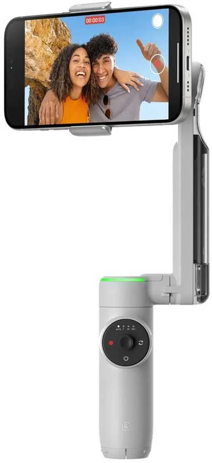 Insta360 Flow 2 Pro vaizdo stabilizatorius telefonui, Pilkas