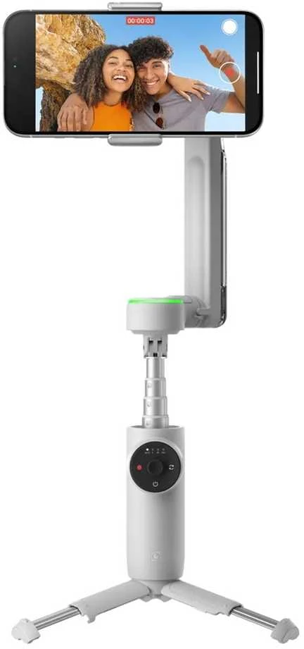 Insta360 Flow 2 Pro vaizdo stabilizatorius telefonui, Pilkas
