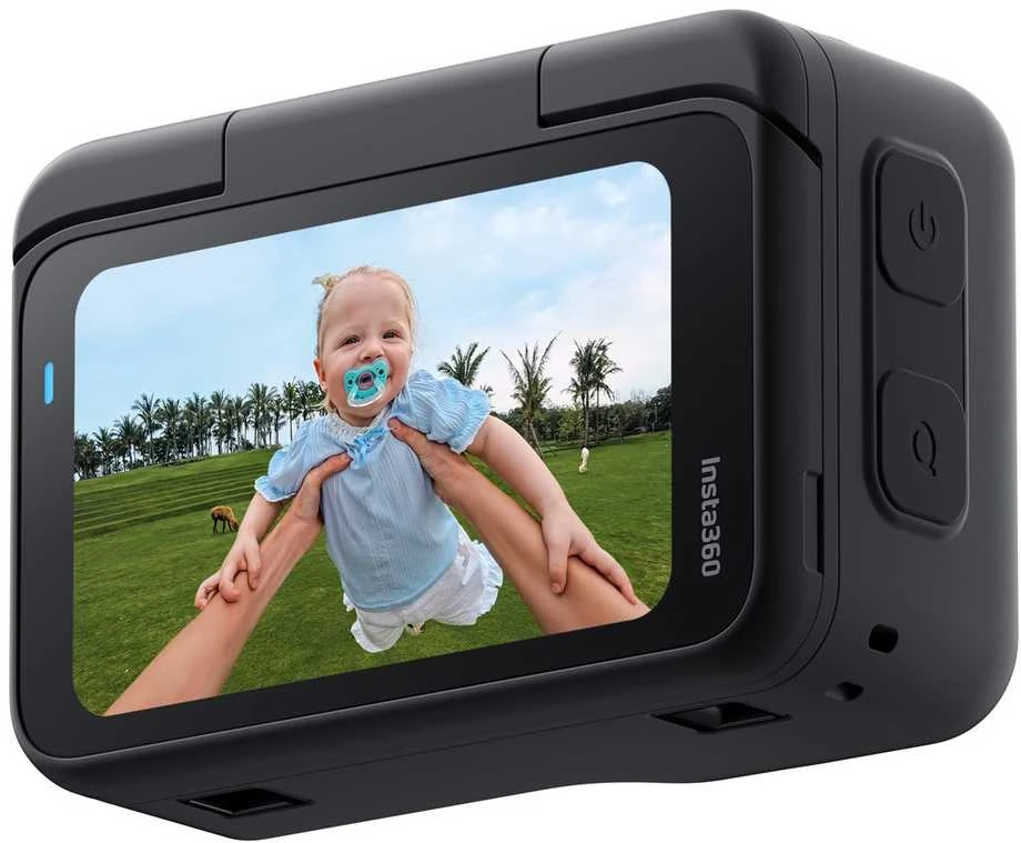 Insta360 GO Ultra Standard Juodas action sports camera 4K Ultra HD 25.4 / 1.28 mm (1 / 1.28") Wi-Fi 52.9 g