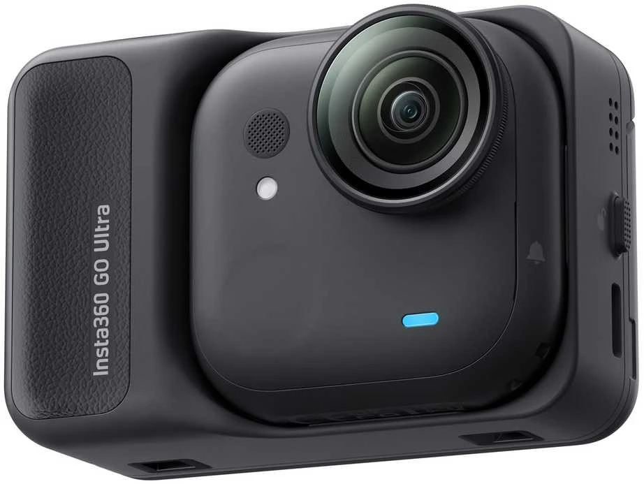 Insta360 GO Ultra Standard Juodas action sports camera 4K Ultra HD 25.4 / 1.28 mm (1 / 1.28") Wi-Fi 52.9 g