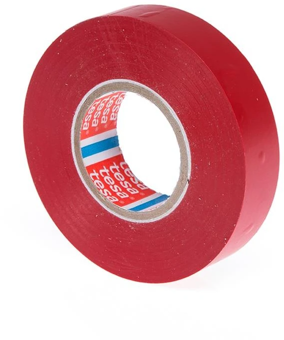 Izoliuojanti juosta TESA PREMIUM (raudona) 33m x 19mm 04163-00004-07