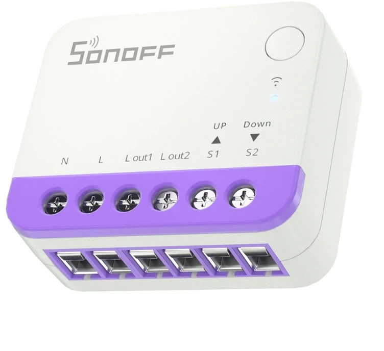 Sonoff MINI-RBS išmanusis mini žaliuzių jungiklis su WiFi (4 vnt.)
