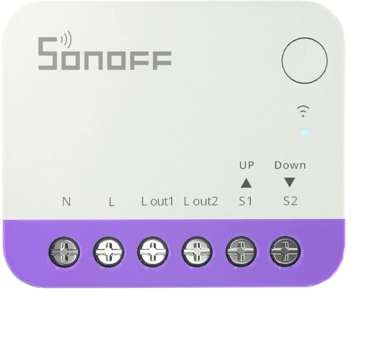 Sonoff MINI-RBS išmanusis mini žaliuzių jungiklis su WiFi (4 vnt.)