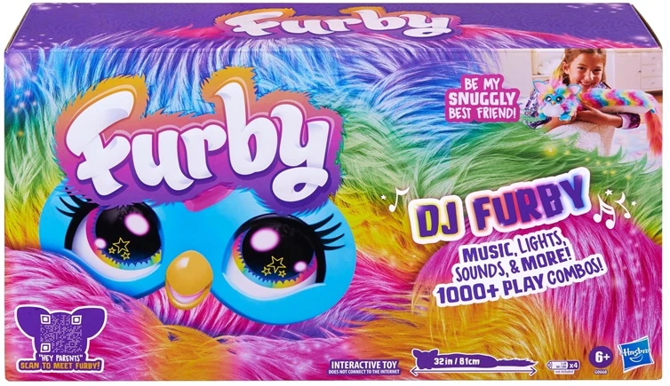 Interaktyvus žaislas Furby DJ Rainbow