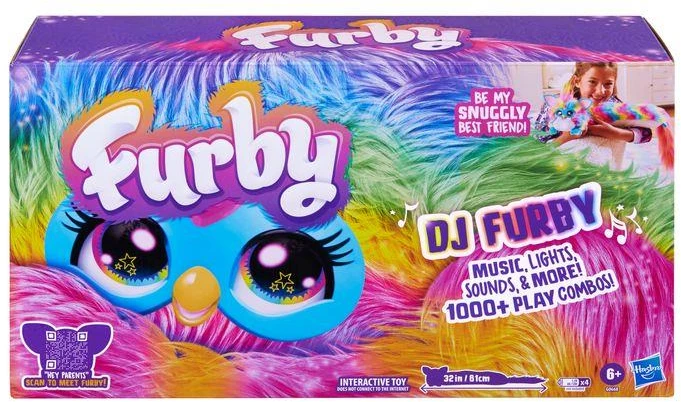 Interaktyvus žaislas Furby DJ Rainbow