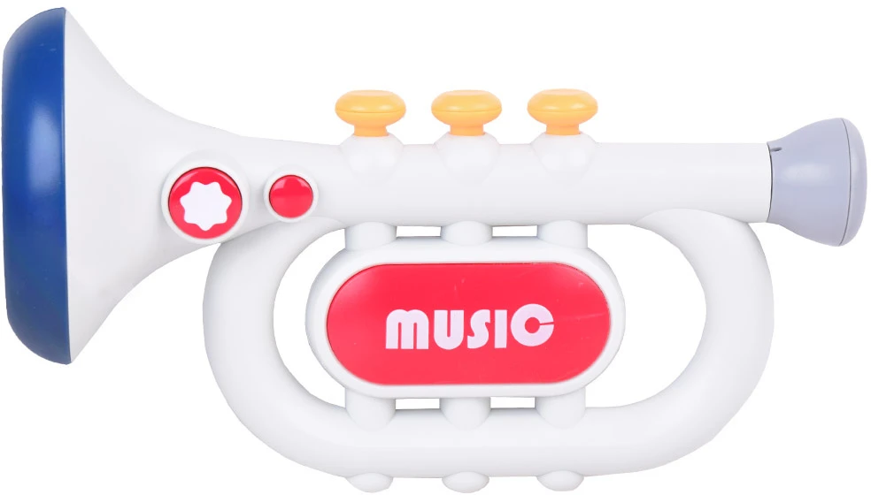 Jokomisiada Interaktyvus trimitas vaikams, 3 grojimo režimai, muzikos instrumentas ZA5446