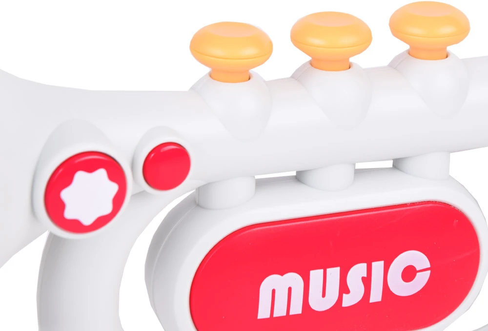 Jokomisiada Interaktyvus trimitas vaikams, 3 grojimo režimai, muzikos instrumentas ZA5446