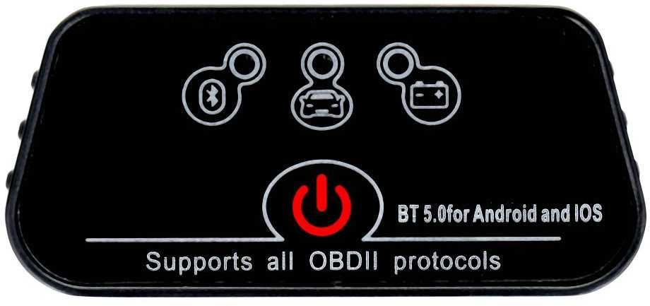 OEM diagnostikos sąsaja „Bluetooth“ OBD2 „Vgate iCar2 V2.2“ juodas