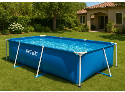 Baseinas Intex stačiakampės formos, 3x2m, Mėlynos spalvos