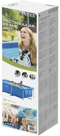Baseinas Intex stačiakampės formos, 3x2m, Mėlynos spalvos