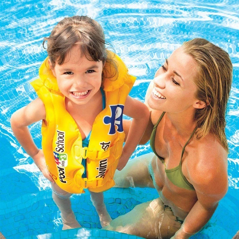 Intex Deluxe Swim Vest Pool School 58660EU Geltona