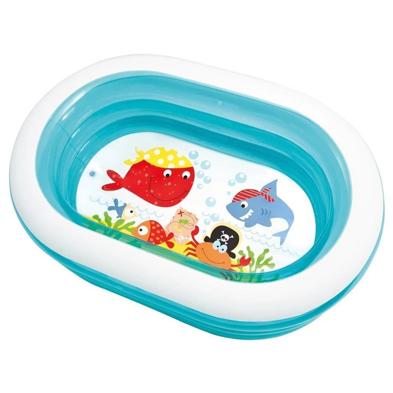 Pripučiamas baseinas INTEX My Sea Friends Pool 163x107x46cm