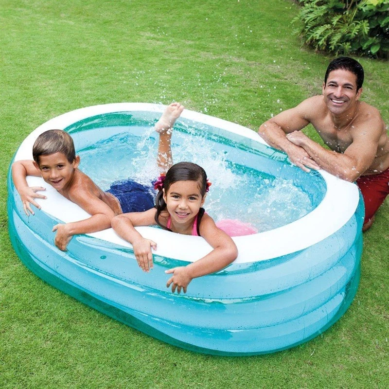 Pripučiamas baseinas INTEX My Sea Friends Pool 163x107x46cm