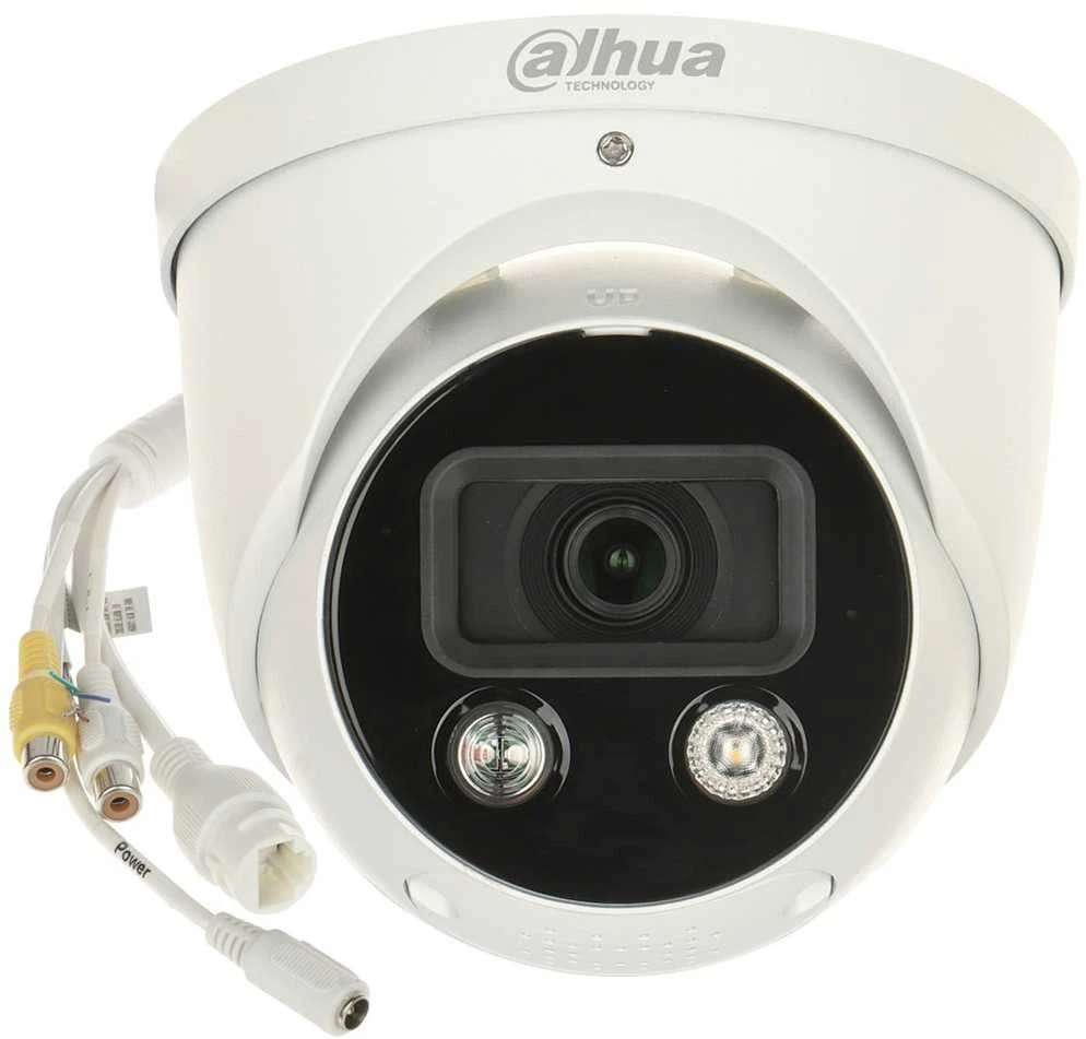 Dahua IP kamera HDW3549HP-AS-PV. 5MP FULL-COLOR. IR LED pašvietimas iki 30m. 2.8mm 97°. SMD, IVS