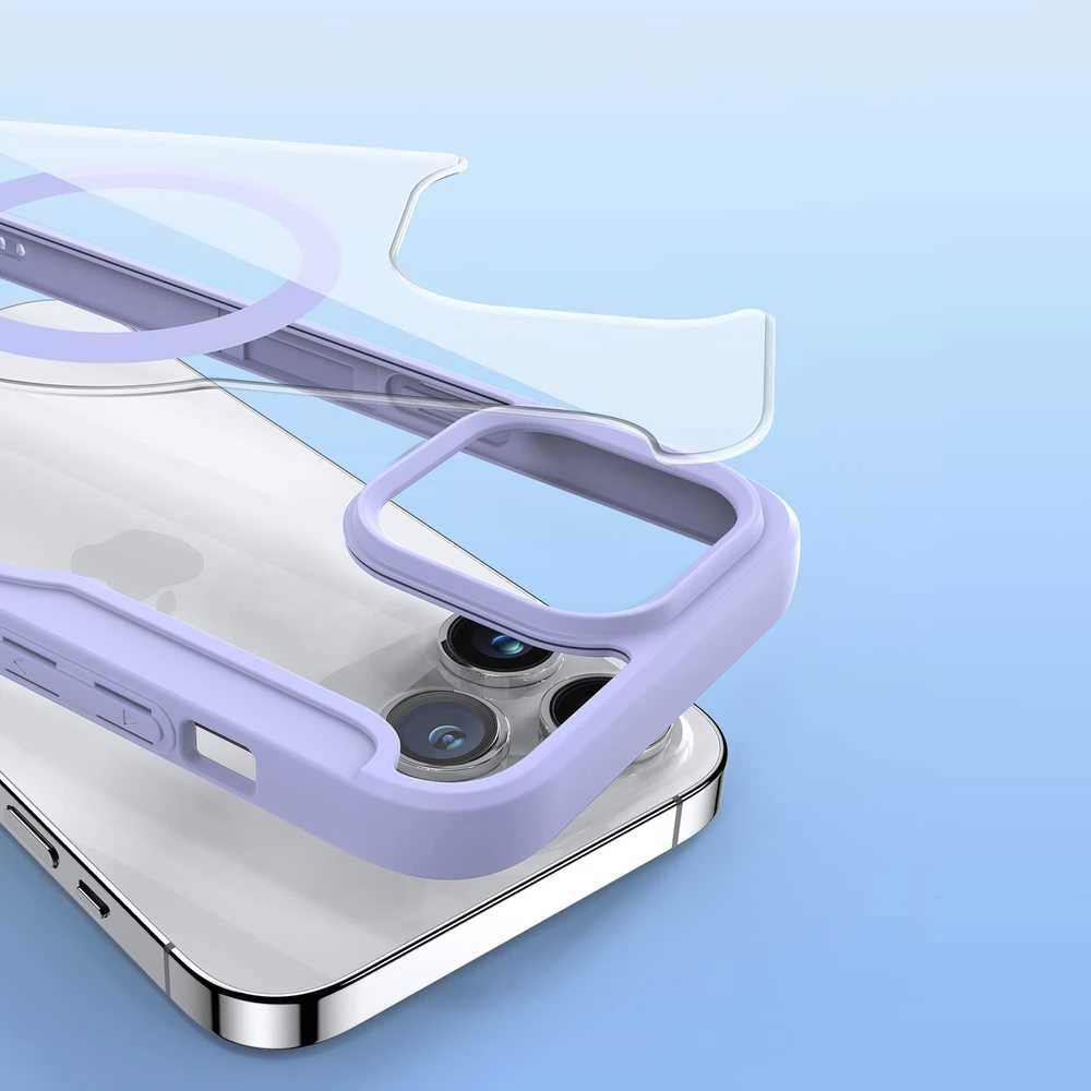 Dėklas Dux Ducis Skin X Pro Apple iPhone 15 Pro Max violetinis