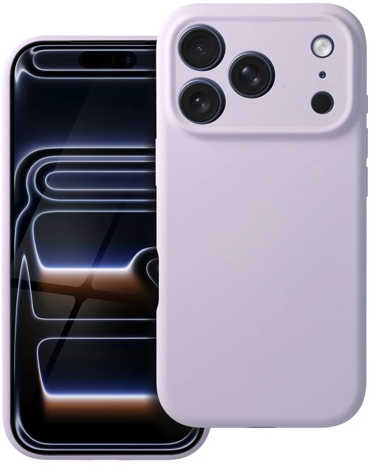 „iPhone 17 AIR“ dėklas „Forcell F-Protect Rubber Premium“, suderinamas su „MagSafe“, alyvinės spalvos
