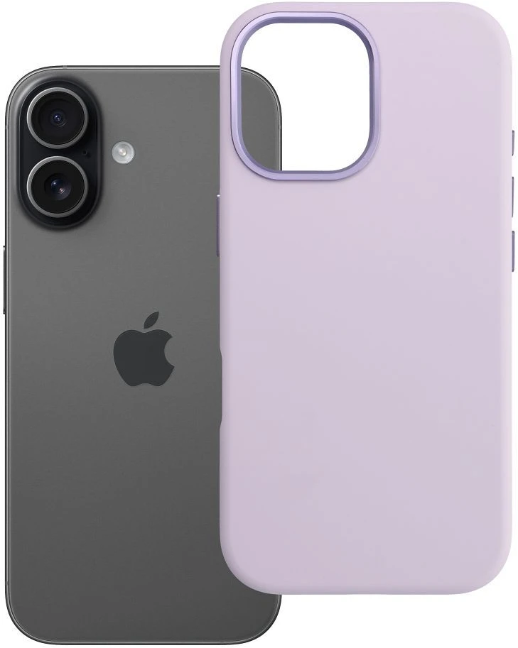 „iPhone 17“ dėklas „Forcell F-Protect Frame Premium“, suderinamas su „Magsafe“ levandų spalvos