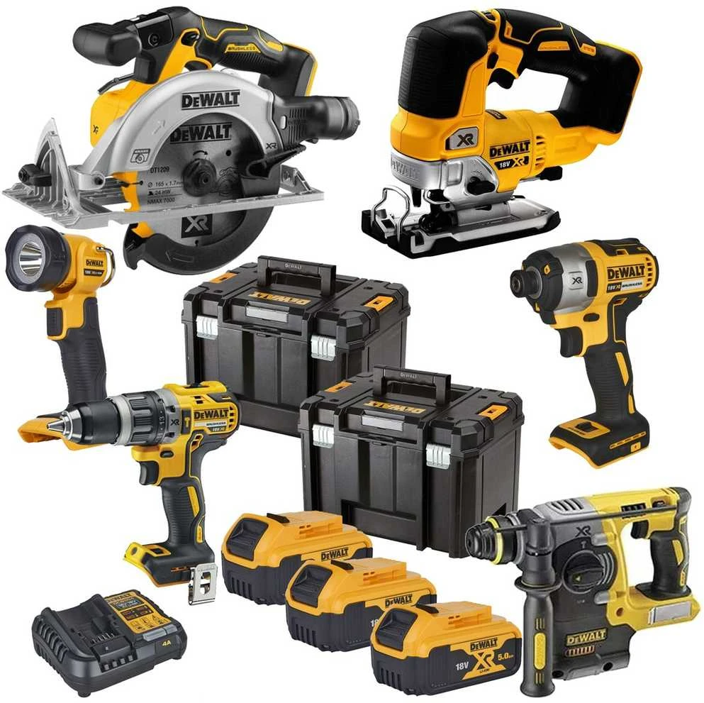 DEWALT DCK690P3T 18 V kombinuotas elektrinių įrankių rinkinys
