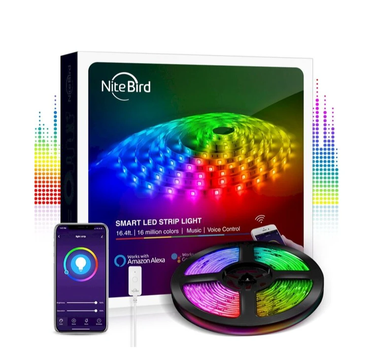 NiteBird Išmanioji LED šviesos juosta Gosund SL3 10 m