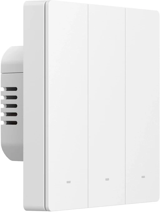 Išmanusis jutiklinis sieninis jungiklis Sonoff ZBM5-3C-86W (3 kanalų) Zigbee