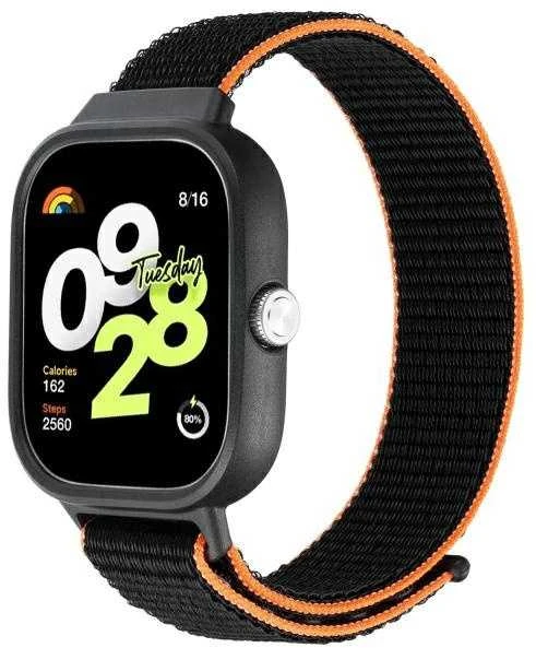 Beline Redmi Watch 4 apyrankė juodos spalvos-oranžinės spalvos