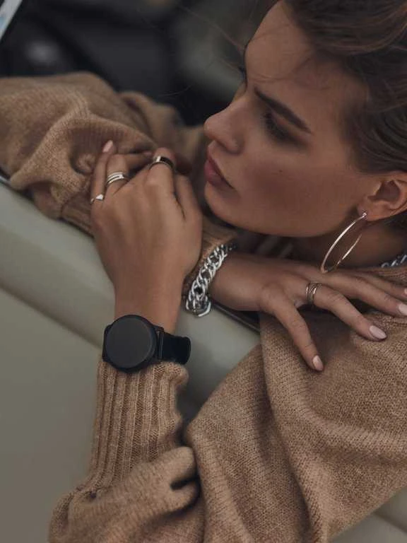 Išmanusis laikrodis G. Rossi SW010-7 rosegold/baltas (sg005e)