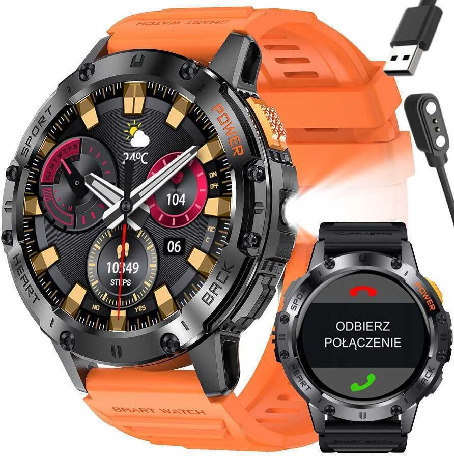 GRAVITY GT22-3 MEN'S Išmanusis laikrodis - AMOLED, ADDITIONAL BELT (sg030c)