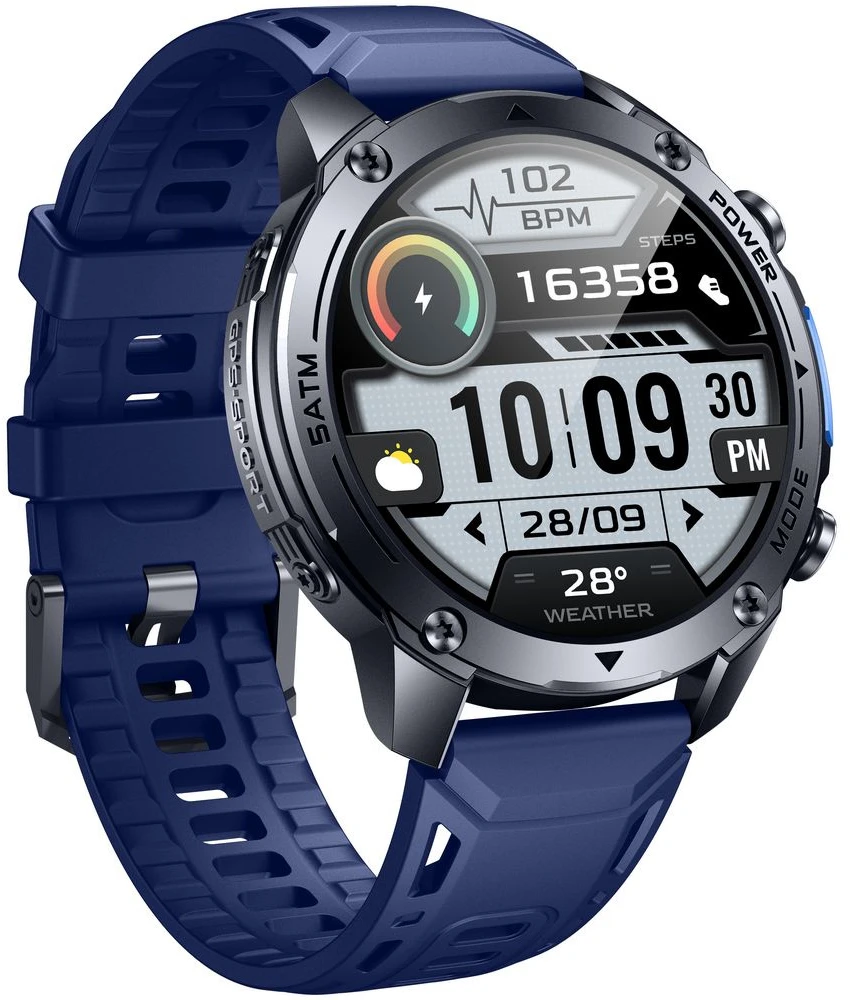 Išmanusis laikrodis MĘSKI GRAVITY GT34-1 - AMOLED, DODATKOWY PASEK (sg060a)