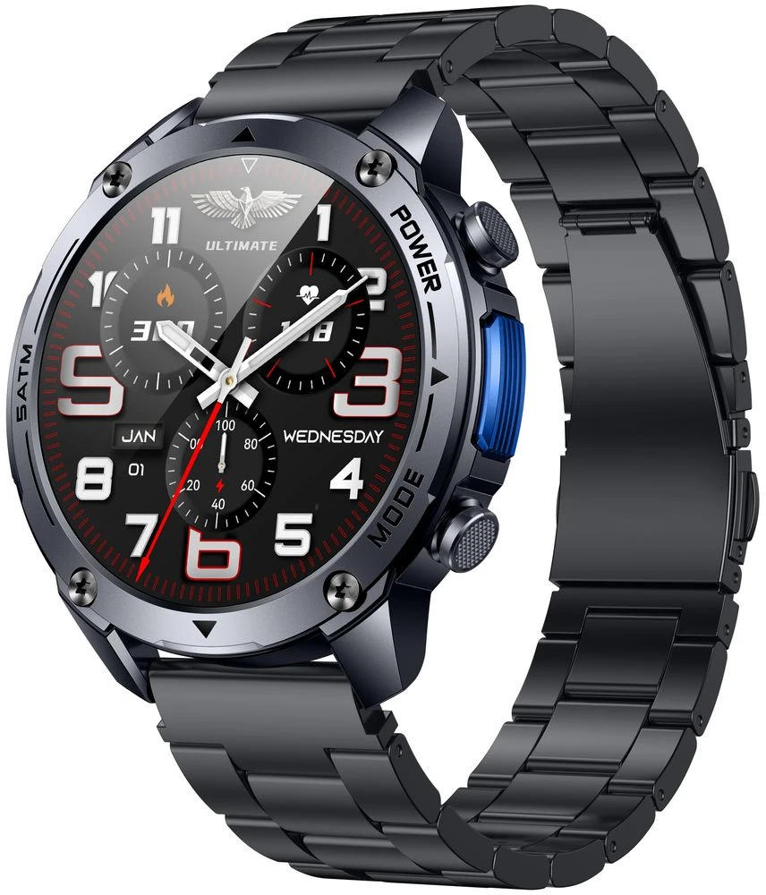 Išmanusis laikrodis MĘSKI GRAVITY GT34-2 - AMOLED, DODATKOWA BRANSOLETA (sg060b)