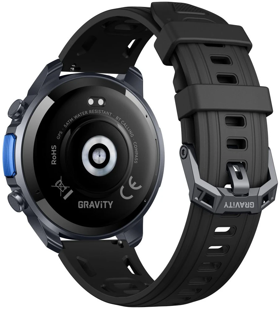 Išmanusis laikrodis MĘSKI GRAVITY GT34-2 - AMOLED, DODATKOWA BRANSOLETA (sg060b)