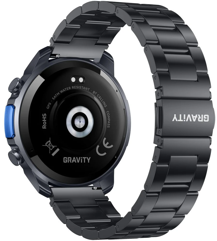 Išmanusis laikrodis MĘSKI GRAVITY GT34-2 - AMOLED, DODATKOWA BRANSOLETA (sg060b)