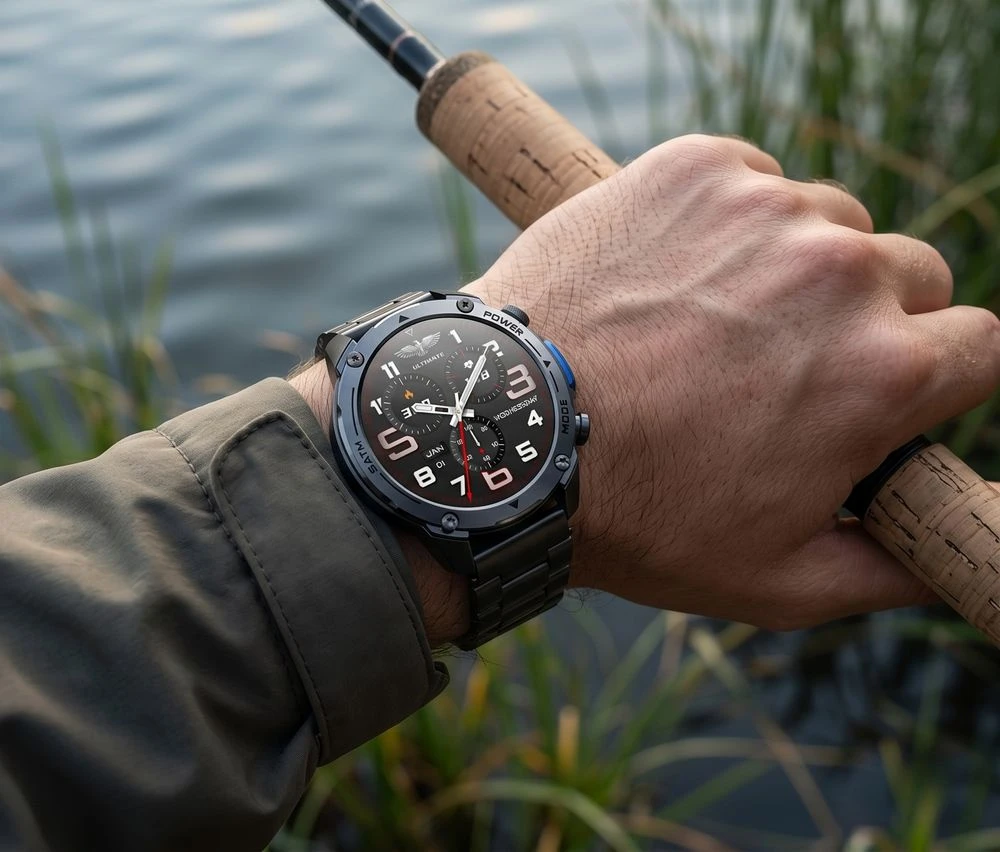 Išmanusis laikrodis MĘSKI GRAVITY GT34-2 - AMOLED, DODATKOWA BRANSOLETA (sg060b)