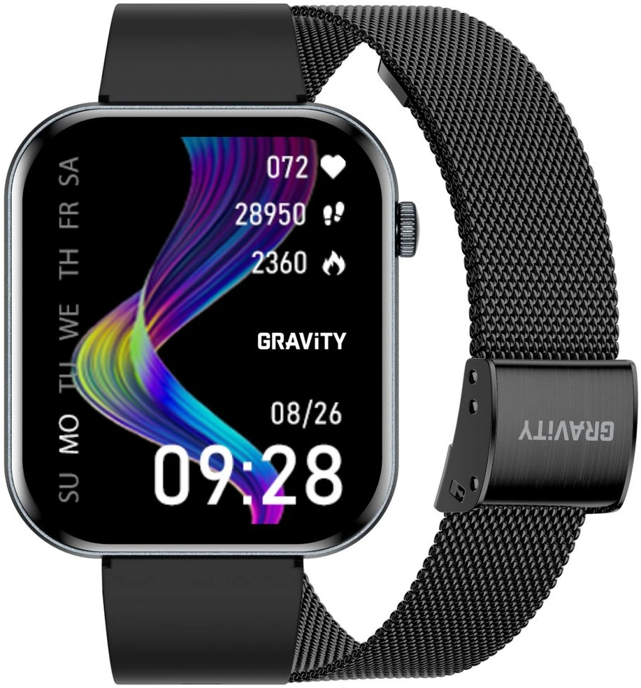 Išmanusis laikrodis MĘSKI GRAVITY GT45-5- DODATKOWA BRANSOLETA (sg059e)
