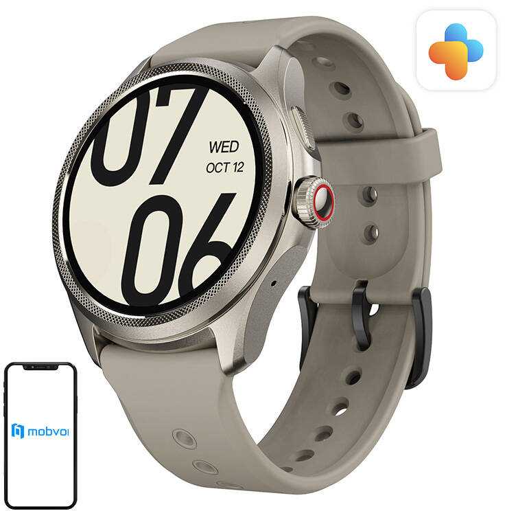 Išmanusis laikrodis Mobvoi Ticwatch Pro 5, Pilkos spalvos